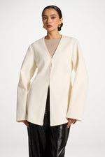 Cinch Waist Cardigan - Vanilla