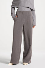 Classic Wide Leg Pants - Charcoal