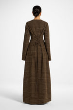 Cotton Cinch Maxi Dress - Boulder