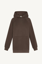 Cotton Hoodie - Chocolate