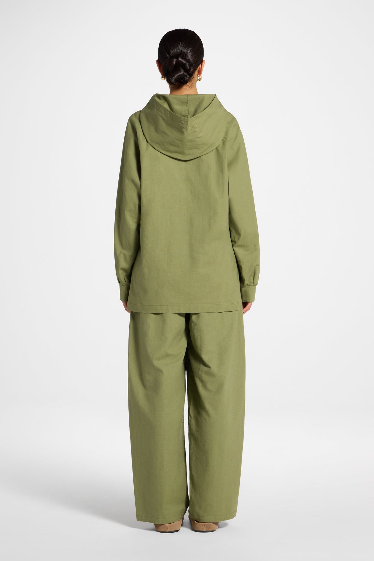 Cotton Linen Hoodie - Kalamata