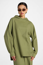 Cotton Linen Hoodie - Kalamata