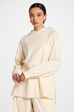 Cotton Linen Hoodie - Off White