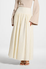 Cotton Skirt - White