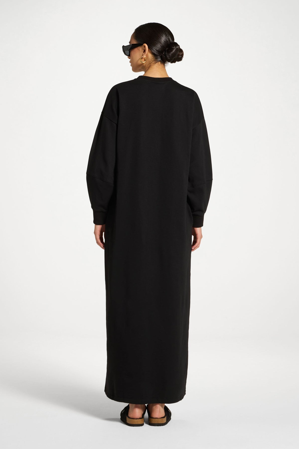 Cotton Basic Dress - Black