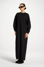 Cotton Basic Dress - Black