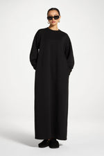 Cotton Basic Dress - Black
