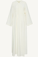 Dania Crossover Tie Open Abaya - Moonbeam