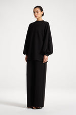 Dila Top & Pant Set - Black