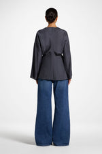 Dolman Sleeve Top - Dark Denim