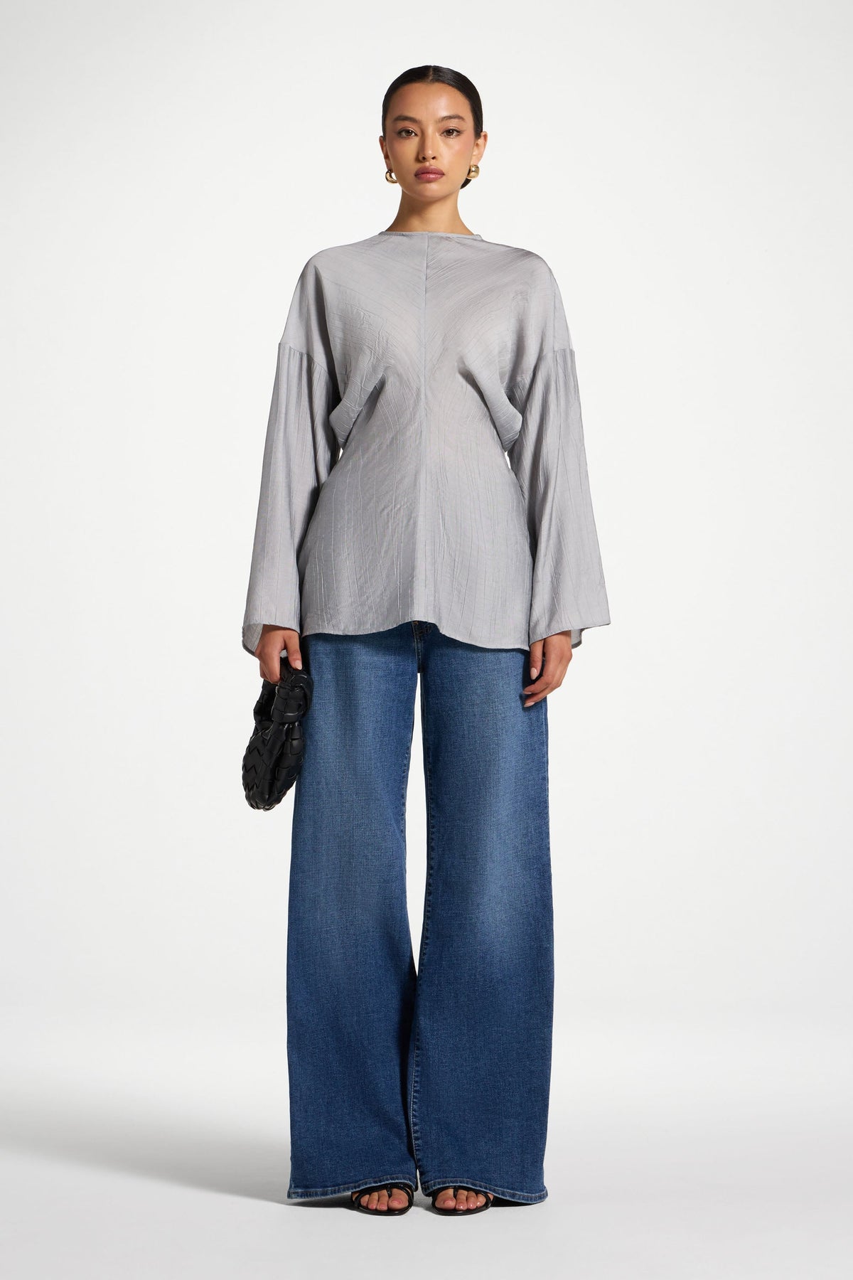 Dolman Sleeve Top - Granite