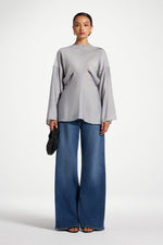 Dolman Sleeve Top - Granite