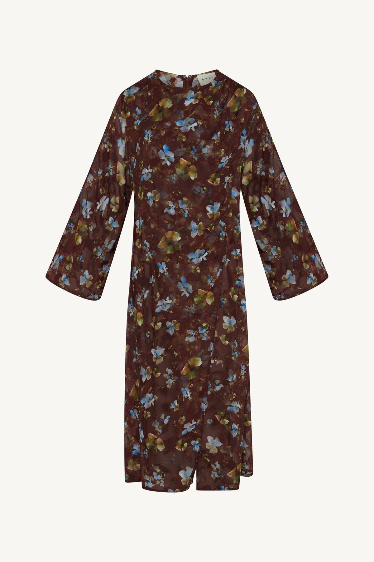Embroidered Maxi Top - Chocolate Plum
