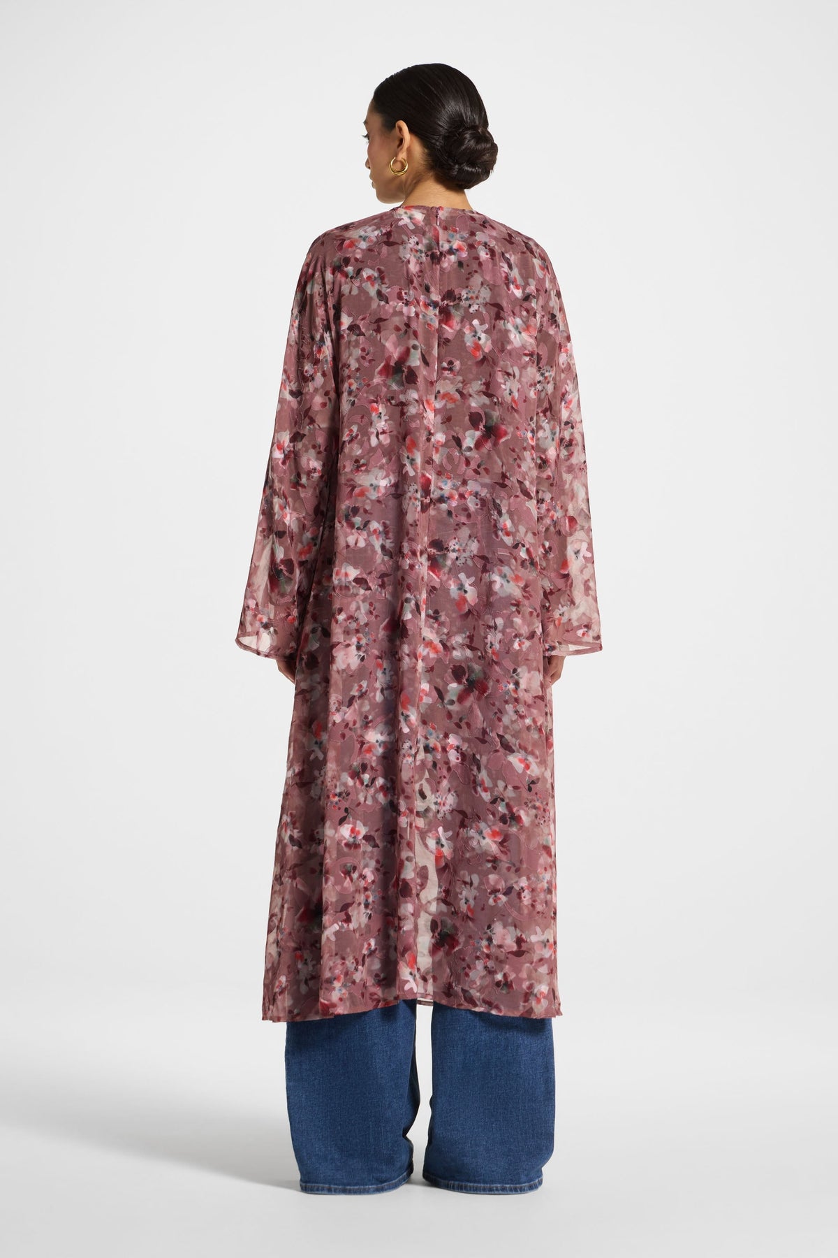 Embroidered Maxi Top - Desert Mauve