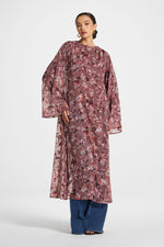 Embroidered Maxi Top - Desert Mauve