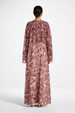 Embroidered Maxi Top Dress - Desert Mauve
