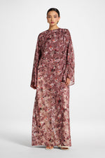 Embroidered Maxi Top Dress - Desert Mauve