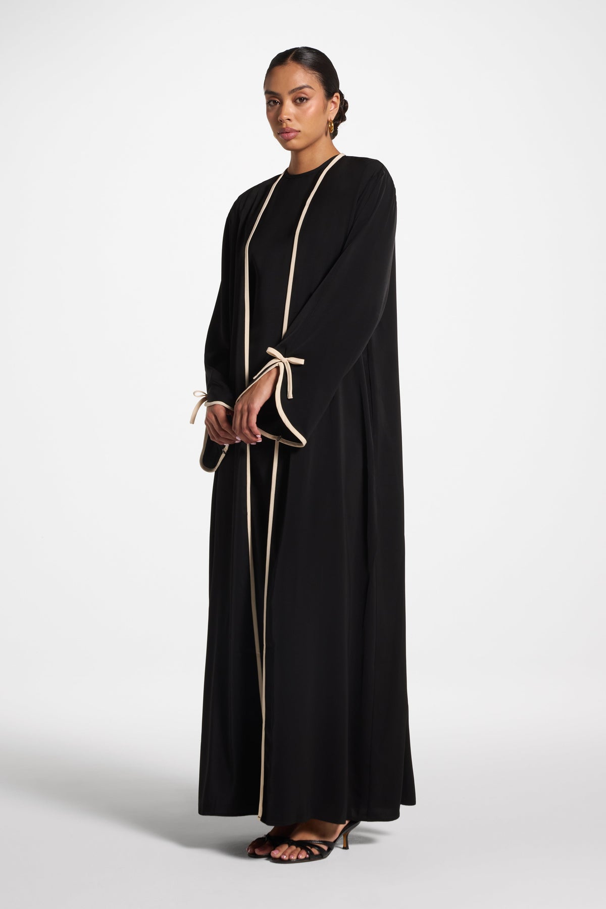 Esra Abaya & Dress Set - Black