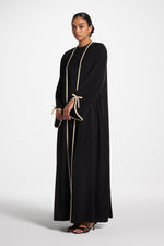 Esra Abaya & Dress Set - Black