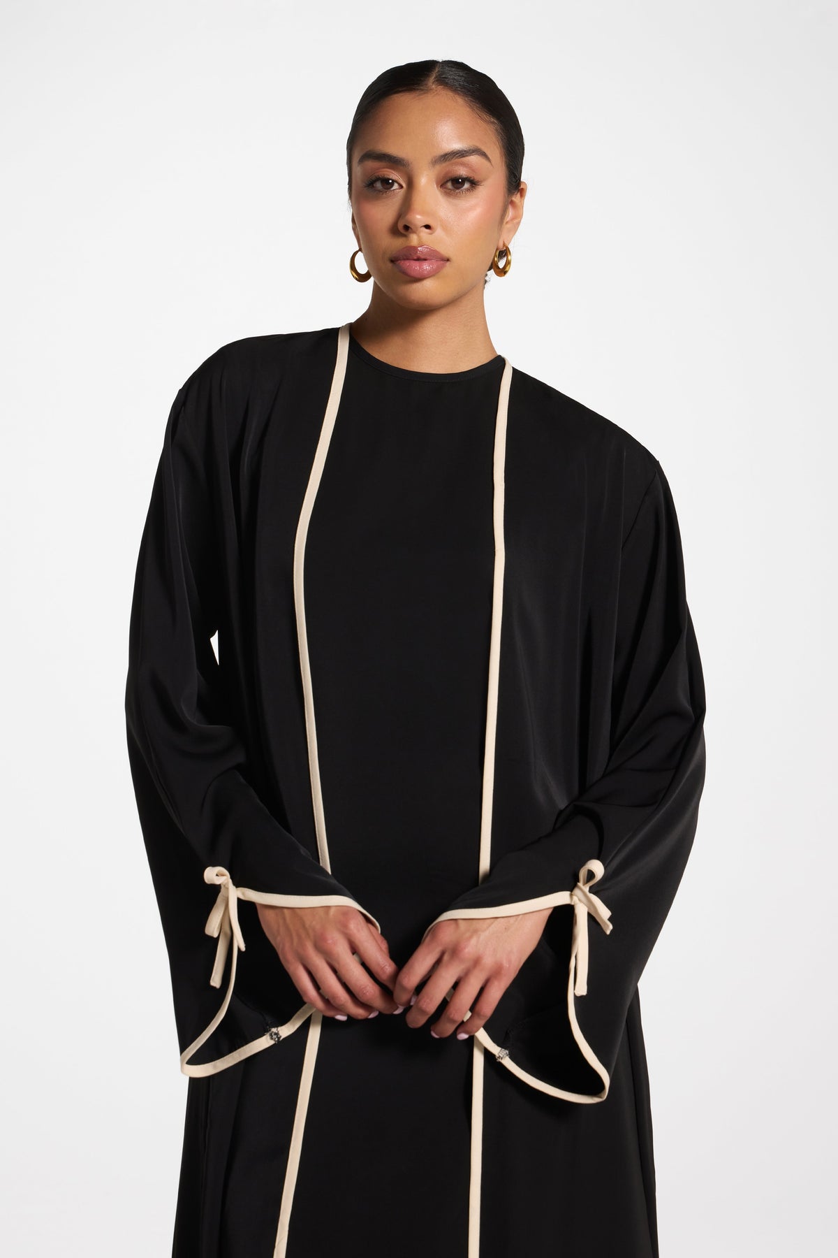 Esra Abaya & Dress Set - Black