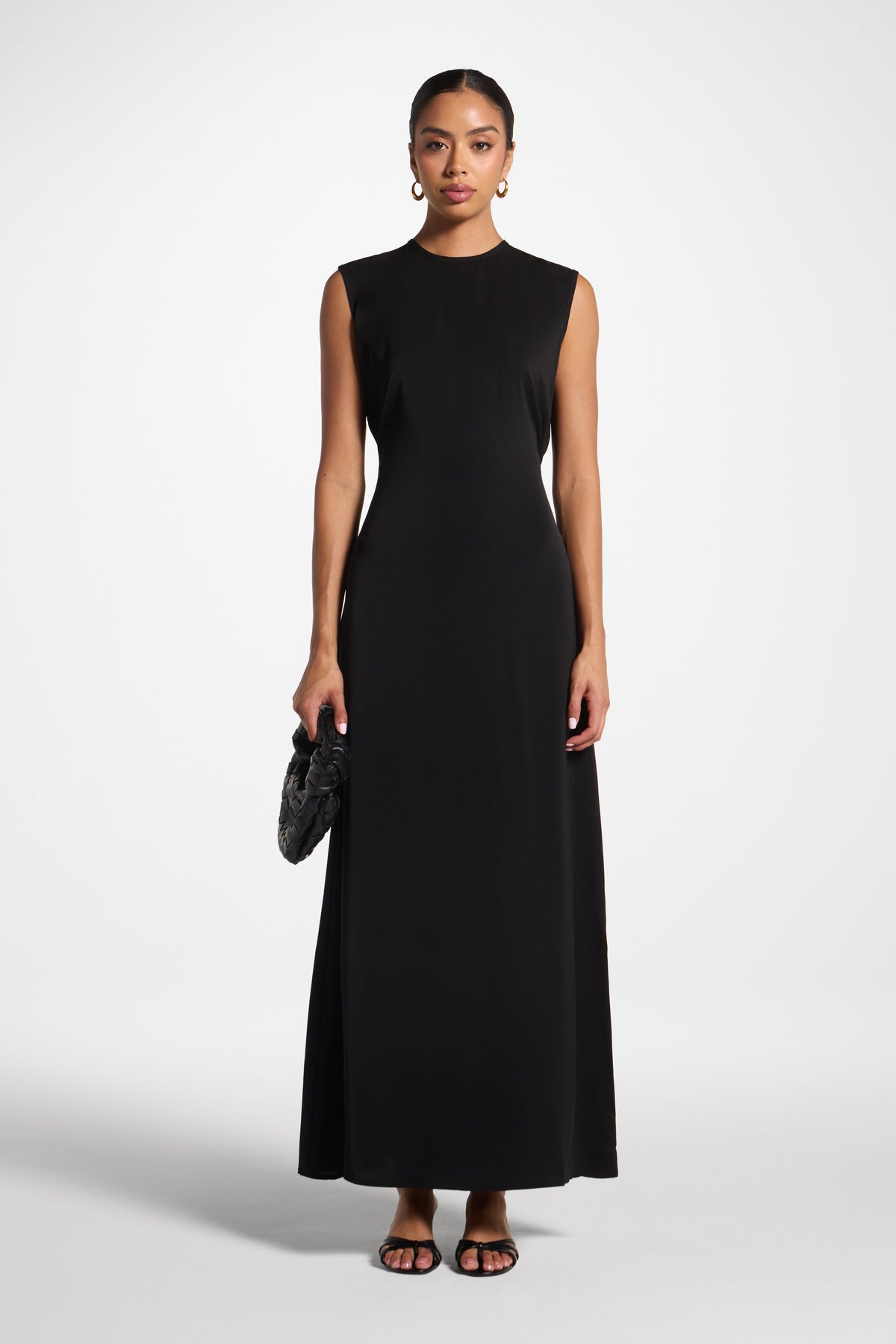Esra Abaya & Dress Set - Black