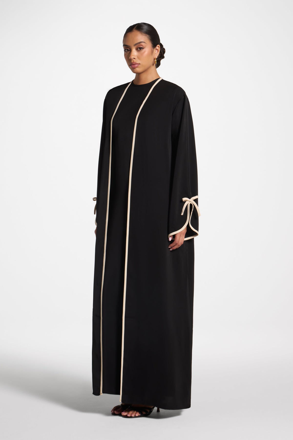Esra Abaya & Dress Set - Black