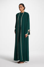 Esra Abaya & Dress Set - Forest