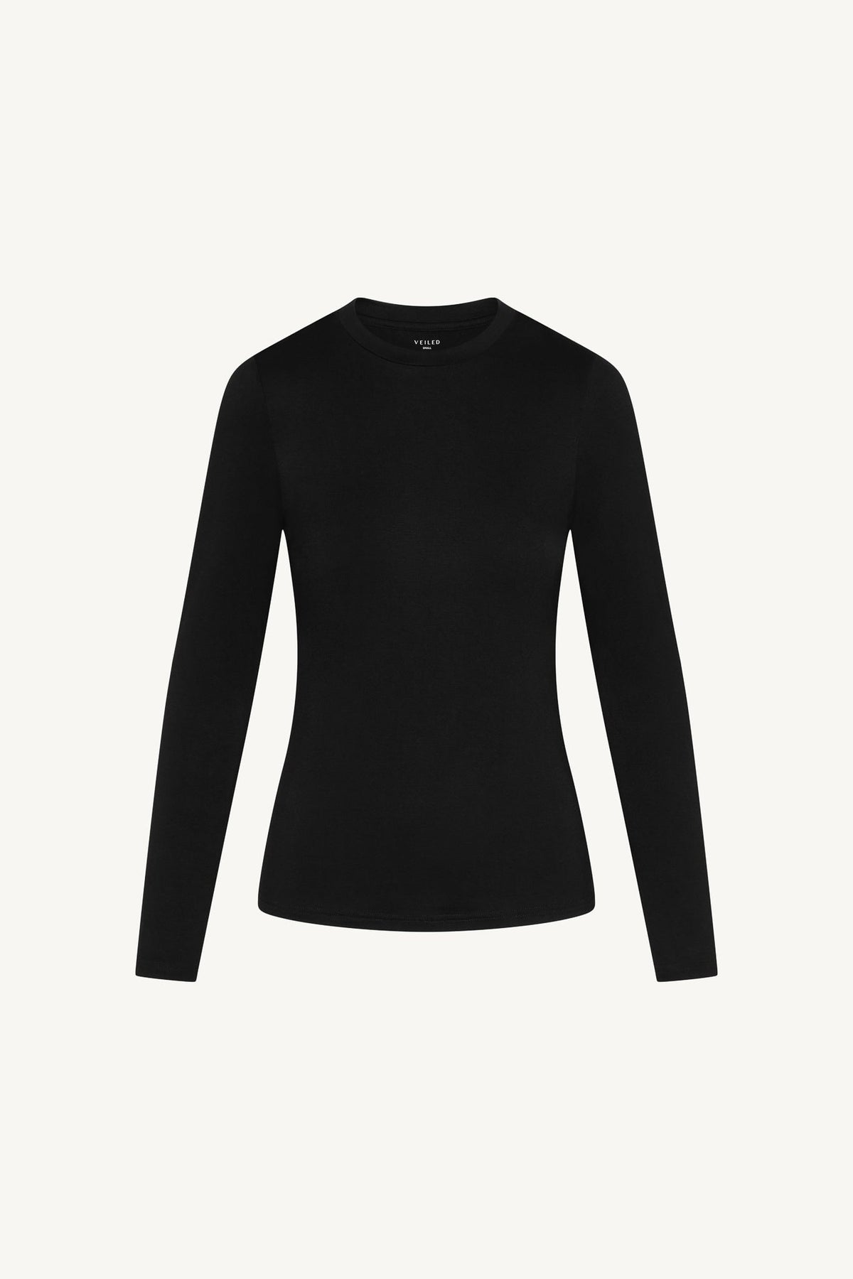 Essential Bamboo Long Sleeve Top - Black