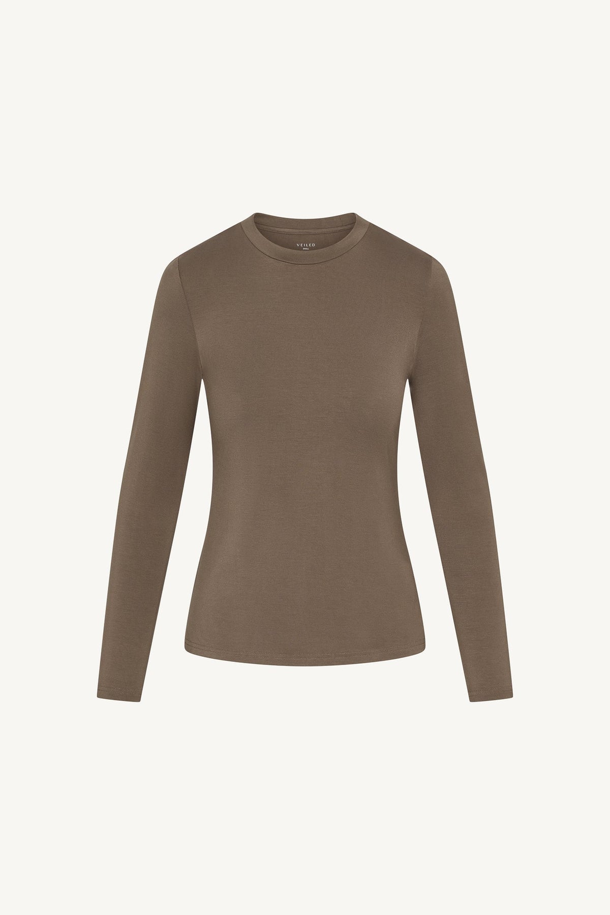 Essential Bamboo Long Sleeve Top - Chocolate