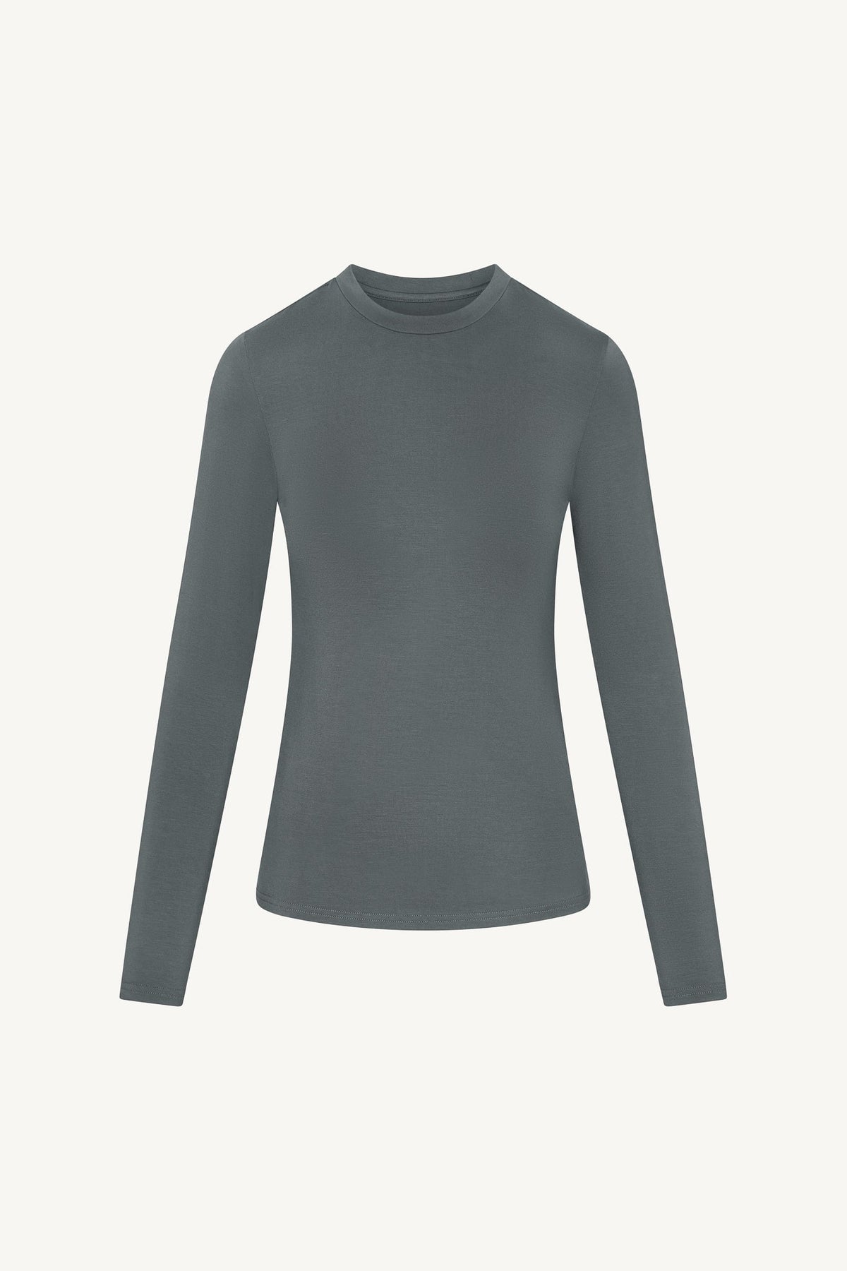 Essential Bamboo Long Sleeve Top - Iron