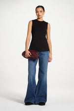 Essential Bamboo Tank Top - Black