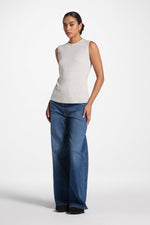 Essential Bamboo Tank Top - Heather Grey