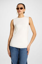 Essential Bamboo Tank Top - Ivory