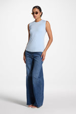 Essential Bamboo Tank Top - Sky