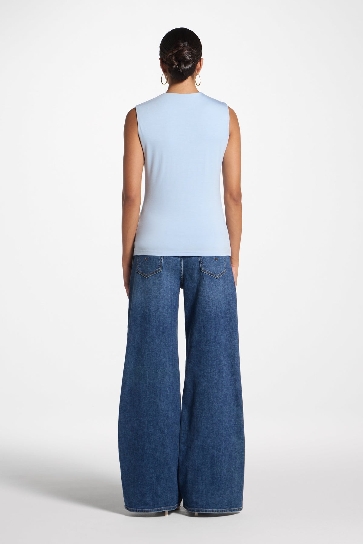 Essential Bamboo Tank Top - Sky