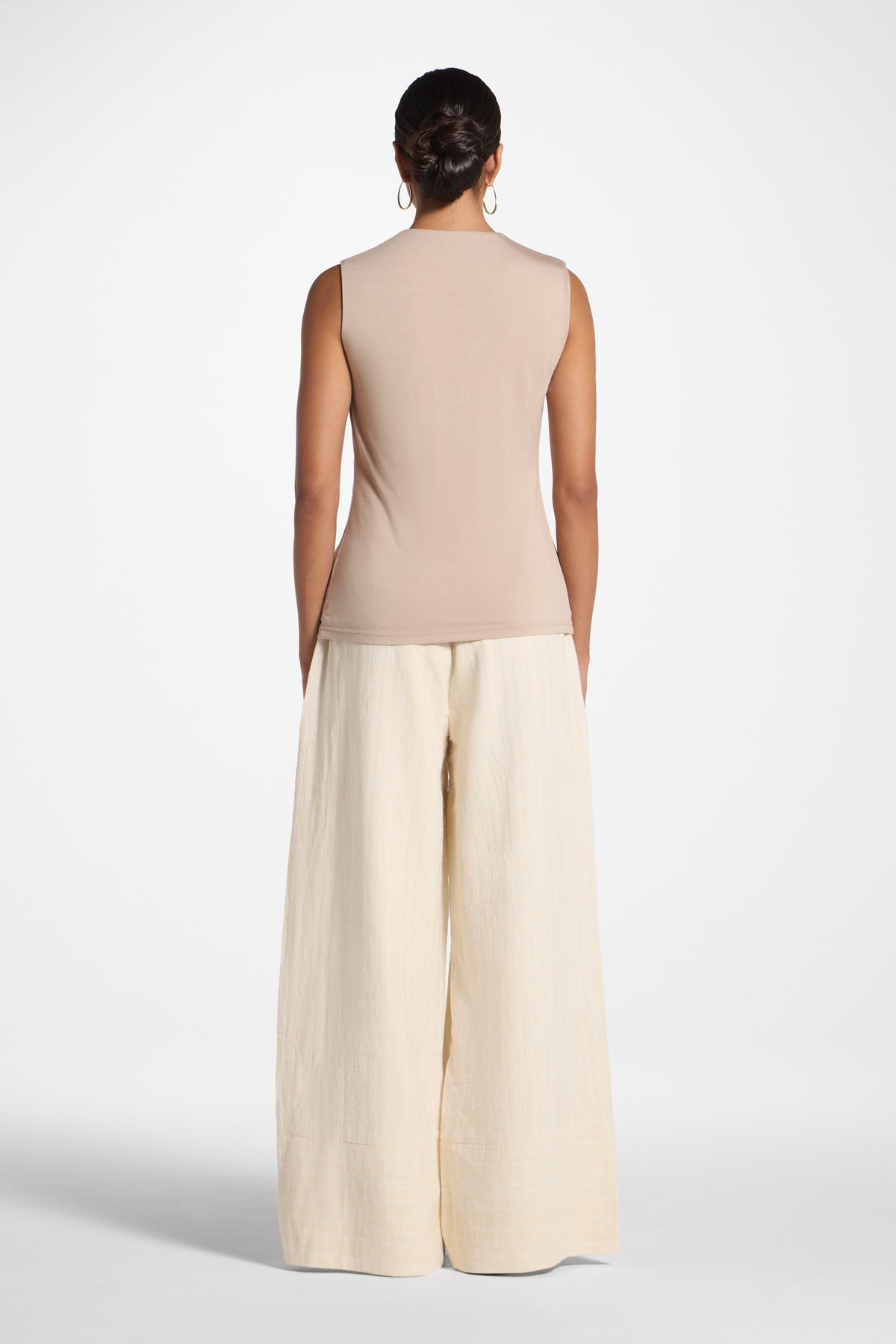Essential Bamboo Tank Top - Taupe