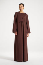 Everyday Abaya & Dress Set - Chocolate