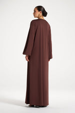 Everyday Abaya & Dress Set - Chocolate