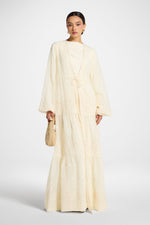 Eyelet Open Abaya