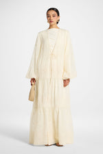 Eyelet Open Abaya