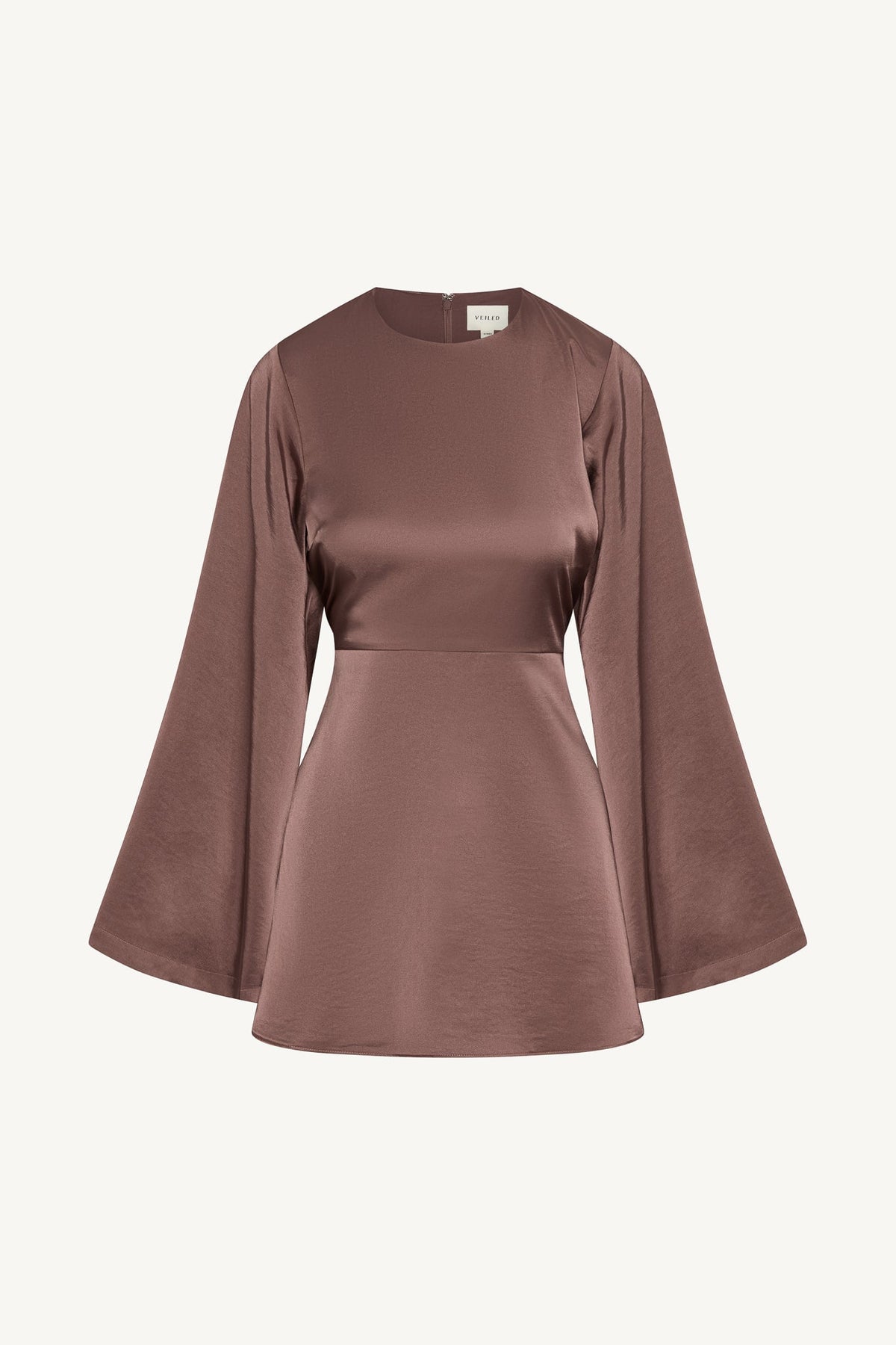 Flare Sleeve Top - Dusty Plum
