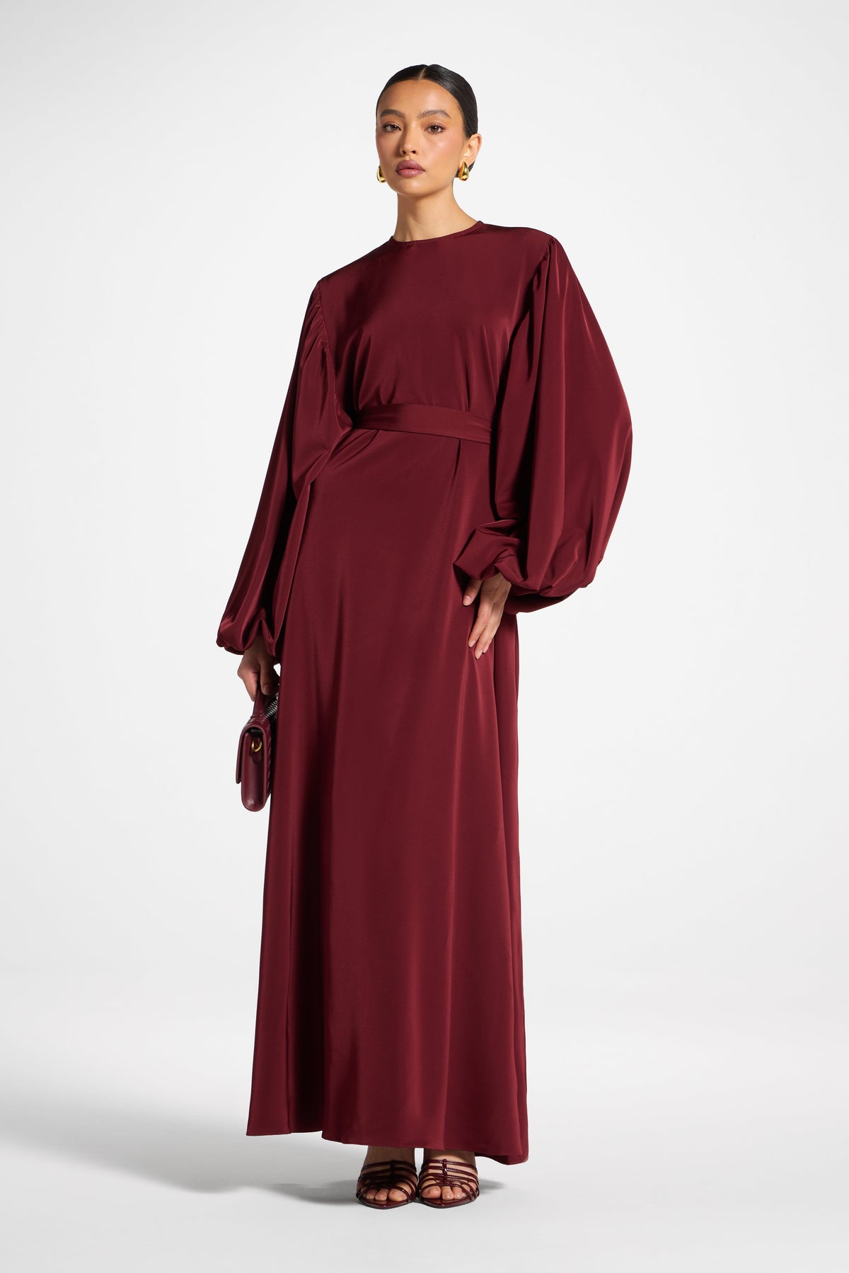 Hidaya Maxi Dress - Pomegranate