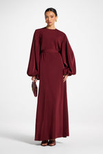 Hidaya Maxi Dress - Pomegranate