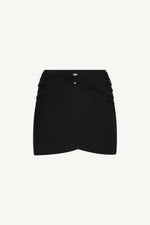 Hoop Swim Skirt - Black