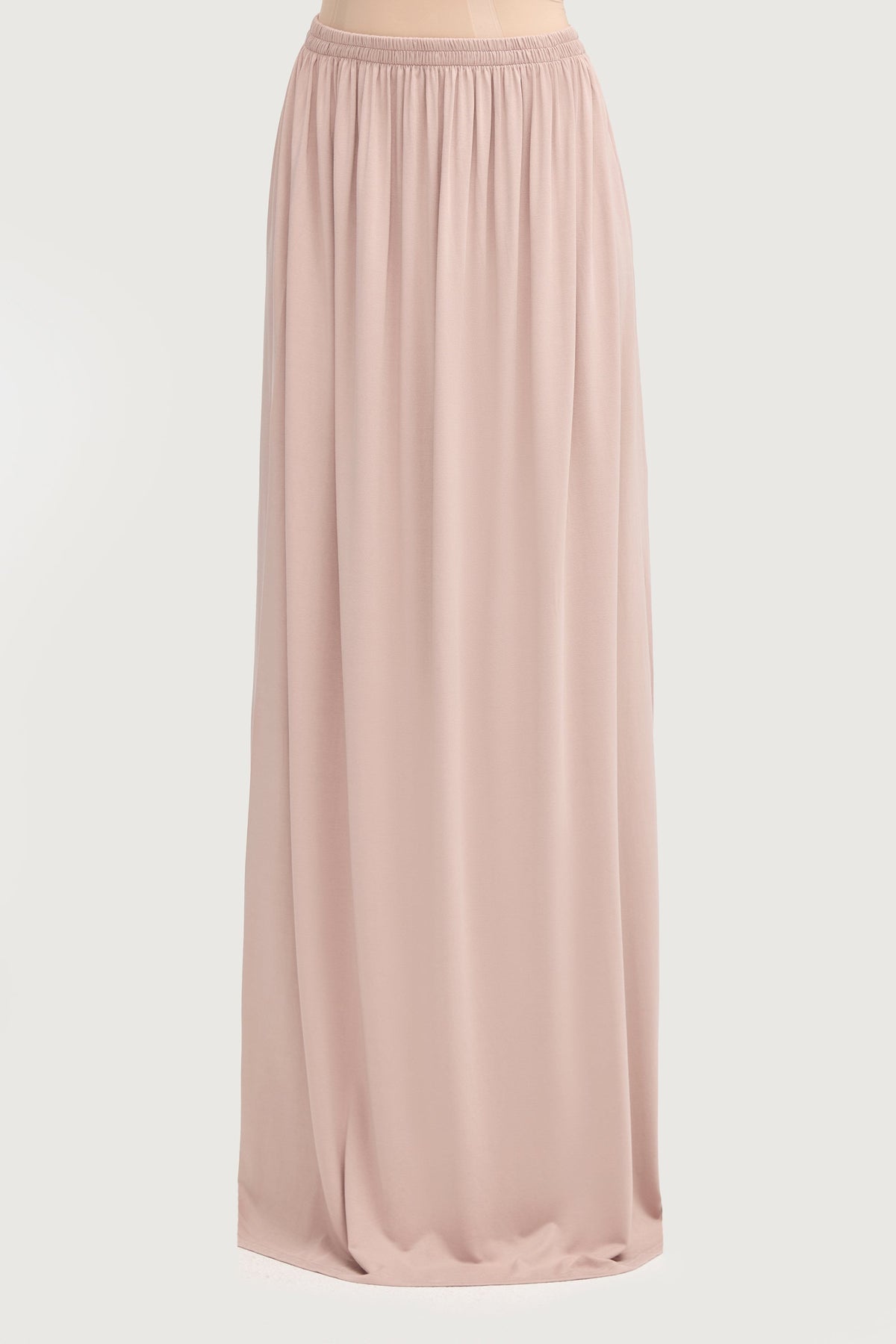 Jersey Cupro Prayer Jilbab & Skirt Set - Mink