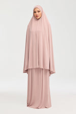 Jersey Cupro Two Piece Prayer Set - Dusty Mauve