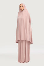 Jersey Cupro Two Piece Prayer Set - Dusty Mauve