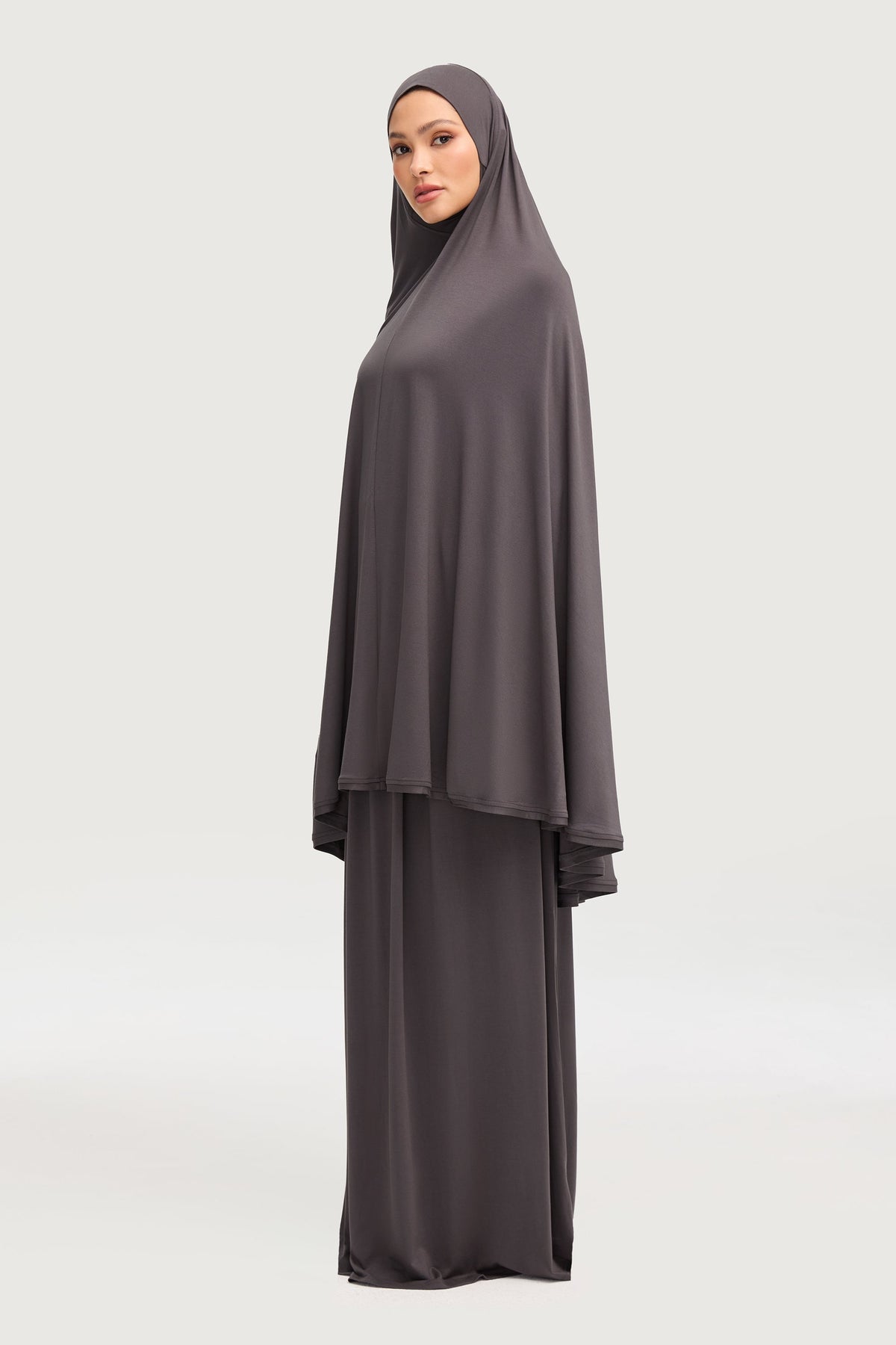 Jersey Cupro Two Piece Prayer Set - Iron