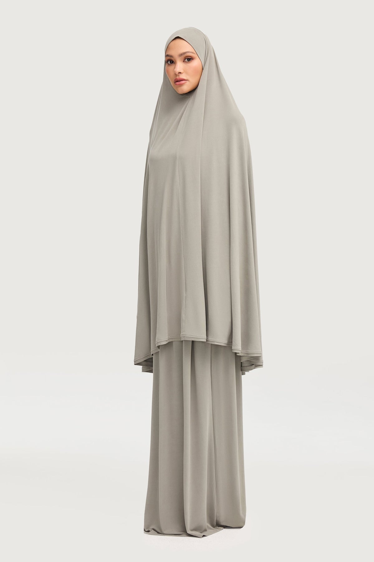 Jersey Cupro Two Piece Prayer Set - Sage