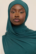 Jersey Hijab - Dark Sea